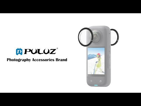 For Insta360 X3 PULUZ Lens Guard PC Protective Cover(Black) - YouTube Video