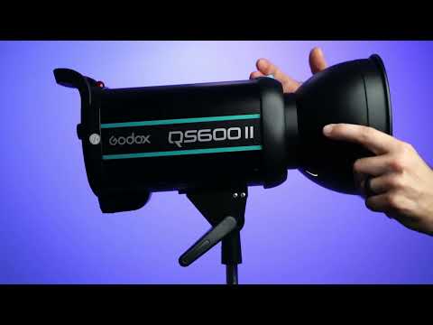 Godox QS600II Strobe Studio Flash Light 600Ws Bowens Mount High Speed Flash (AU Plug) - YouTube Video