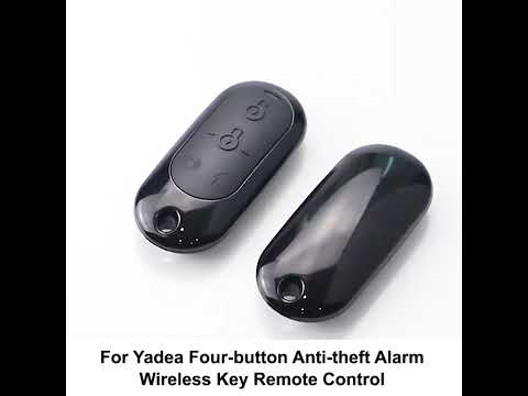 315MHz Copy Code 2pcs For Yadea Four-button Anti-theft Alarm Wireless Key Remote Control - YouTube Video