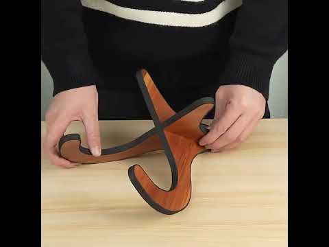 Ukulele Shelf Violin Wooden Zither Folding Vertical Bracket - YouTube Video