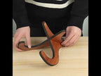 Ukulele Shelf Violin Wooden Zither Folding Vertical Bracket - YouTube Video