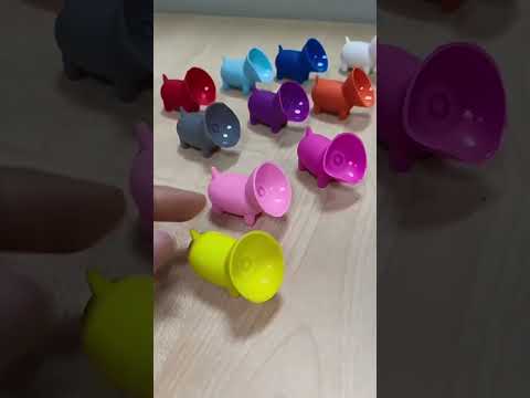 Lovely Pig Shape with Sucker Phone Holder, Random Color Delivery - YouTube Video