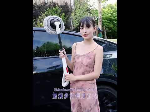 Adjustable Aluminum Pole Handle Floor Mop, Type:Large Handle Mop - YouTube Video