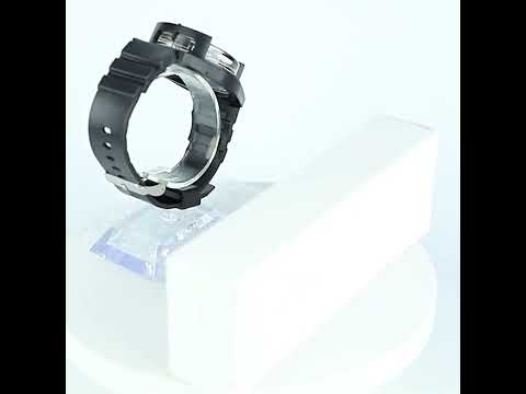 Silicone Strap Waterproof Portable Outdoor Wristwatch Style Compass - YouTube Video