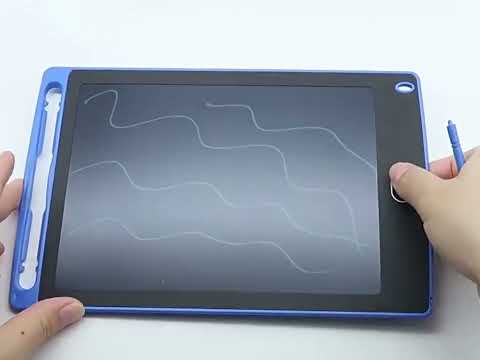 16 Inch Children LCD Writing Board Erasable Drawing Board, Color: Pink Color Handwriting - YouTube Video