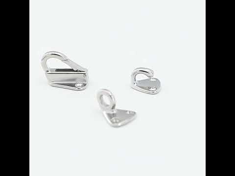 316 Stainless Steel Yacht Fender Hook Ring Coat Hook with 2 x 3.9x13 Screws - YouTube Video