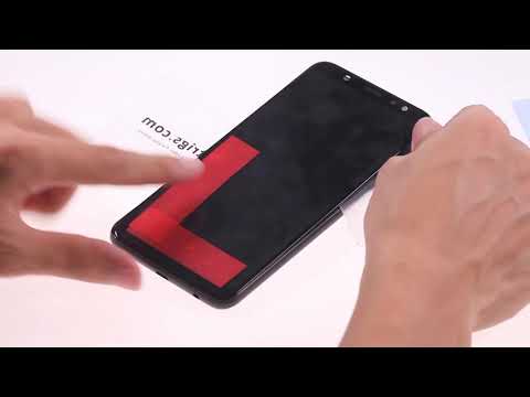 For Samsung Galaxy A6 (2018)  10pcs Front Screen Outer Glass Lens (Black) - YouTube Video