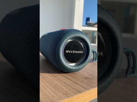 HOPESTAR P39 Outdoor Waterproof RGB Light Wireless Bluetooth Speaker(Black) - YouTube Video