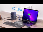 ORICO CDH-15N-GY-BP 15 in 1 Type-C HUB Docking Station - YouTube Video
