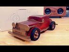 AS60 Retro Car Shape Wooden Subwoofer Mini Wireless Bluetooth Speaker(Dark Wood) - YouTube Video