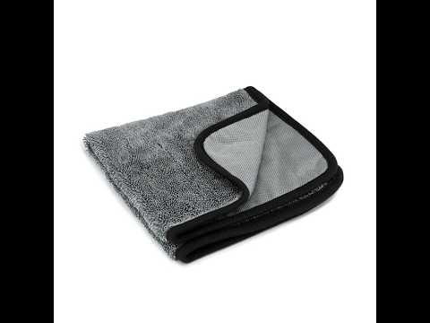 30x40cm Thickened Twisted Braid Cloth Absorbent Car Cleaning Towel(Dark Gray 1pcs) - YouTube Video