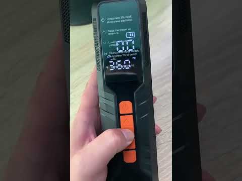 60W Portable Tire Inflator Cordless Air Pump (Black) - YouTube Video