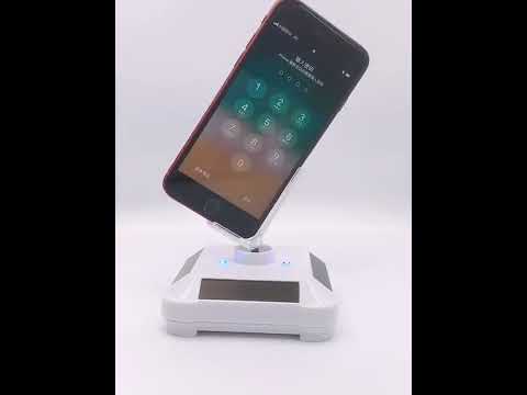Solar Turntable Mobile Phone Stand Display Stand With Coloful Light(Gold) - YouTube Video