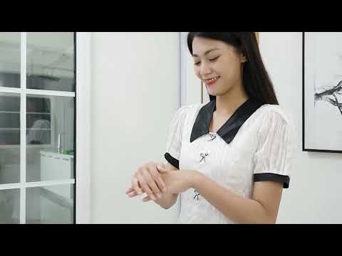 ZC01 Intelligent Wall-Mounted Hand Washing Automatic Soap Dispenser Induction Foamer(White) - YouTube Video