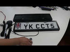 European-Standard Electric Vehicle License Plate Flip Frame Modification, Specification: Single Plate - YouTube Video