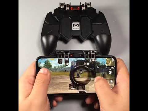 MeMo AK66 Six Fingers Metal Trigger Press Shooting Controller Gamepad Joystick - YouTube Video