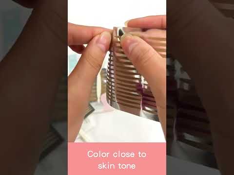 A461-S 120pcs / Bag Natural Dual Eyelid Patch Mesh Lace Skin Color Eye Patch - YouTube Video
