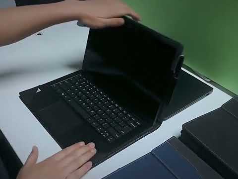 For Samsung Galaxy Book 3 Ultra 16 Inch Leather Laptop Anti-Fall Protective Case(Black) - YouTube Video