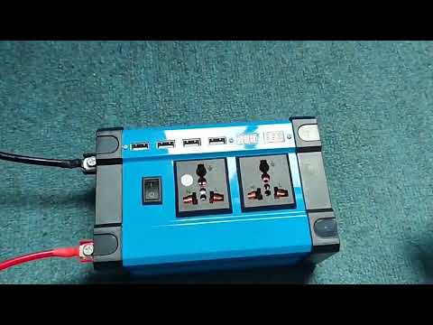 12V To 220V 300W Car Digital Display Inverter - YouTube Video