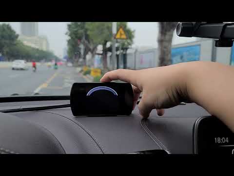T800 Car HUD Head-up Display GPS Speed Display Speed / Voltage Alarm Altitude Display - YouTube Video
