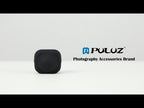 For Insta360 X4 / X4 Air / X5 PULUZ Silicone Protective Lens Cover (Black) - YouTube Video