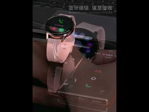 Watch3 Pro 1.3 inch AMOLED Screen Wireless Charging Smart Watch, Supports BT Call / NFC(Black) - YouTube Video