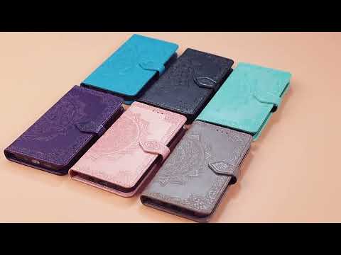 For iPhone 18 Pro Mandala Flower Embossed Leather Phone Case(Black) - YouTube Video