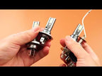 2 PCS H1 DC12V-24V / 12W / 3000K / 800LM 12LEDs SMD-3030 Car LED Fog Light (Yellow Light) - YouTube Video