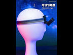 USB Charging Running Strong Bald Headlight Fishing Camping Waterproof Light, Style: 3 Light Head - YouTube Video