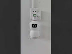 DP41 Bulb-type Dual-lens Motion Tracking Smart Camera Supports Voice Intercom(White) - YouTube Video