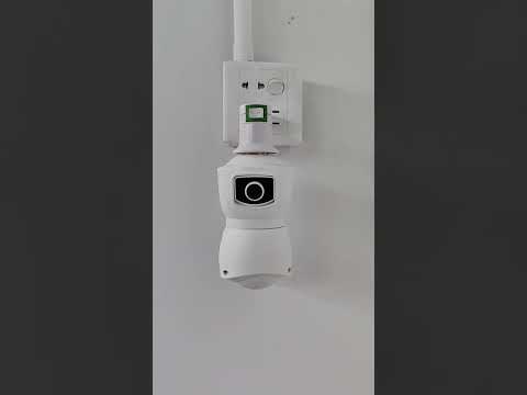DP41 Bulb-type Dual-lens Motion Tracking Smart Camera Supports Voice Intercom(White) - YouTube Video