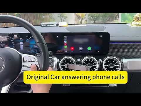 2 in 1 Car Thumb mini Smart Box Bluetooth5.4+WiFi6 Wireless Android Auto CarPlay Adapter(Black) - YouTube Video