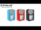 For DJI Osmo Action 5 Pro / 4 / 3 PULUZ Silicone Protective Case with Lens Cap (Black) - YouTube Video