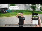 Srihome SH072 8MP 2.4 / 5G WiFi Outdoor AI Auto-Tracking Wireless WiFi Security Camera(EU Plug) - YouTube Video