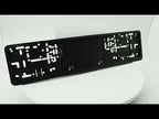 European Plastic Car License Plate Modified Frame Holder(XC-W040) - YouTube Video