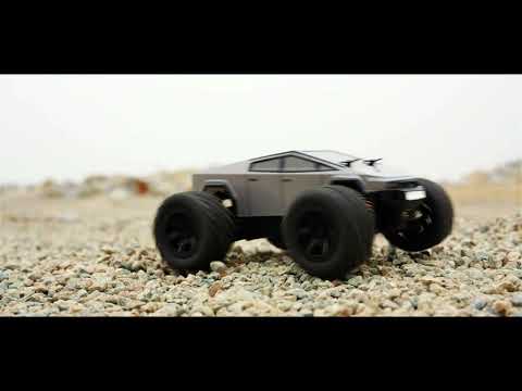 JJR/C C8811B 1:20 Full Scale Brushless High Speed Four-wheel Drive Remote Control Car(B-type Cyber) - YouTube Video