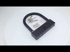 Car U-shaped Anti-theft Alarm Lock(Black) - YouTube Video