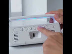 LED Ambient Light Bedside Alarm Clock Home Decor Multi-Function Clock With White Light(Green) - YouTube Video