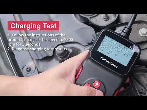 BT201 12V Universal Car Multifunctional Battery Diagnostic Fault Detector - YouTube Video