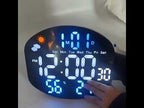 DS-3816L Multifunctional LED Digital Large Screen Weather Display Electronic Clock with Remote Control(Red) - YouTube Video
