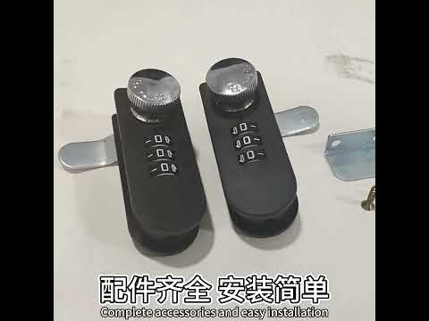 Home Drawer Locker Mechanical Dial And Quarter Turn Combination Lock, Style: Left Turn - YouTube Video