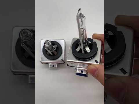 1 Pair D8S 6000K DC12V 35W Car HID Xenon Bulb Kit Headlight (White Light) - YouTube Video