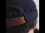 Solid Color Retro Classic Sailor Hat Beanie Cuffed Melon Cap - YouTube Video