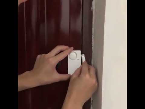 Home Security Wireless Remote Control Door Window Siren Magnetic Sensor Alarm Warning, 1 Remote Controller + 1 Magnetic Sensors - YouTube Video