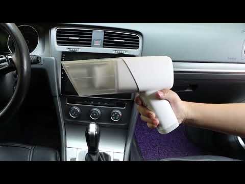 Car Portable Handheld Powerful Vacuum Cleaner Style: Wired(Green) - YouTube Video