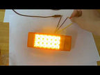 MK-142 DC12V-24V 21LEDs Car Tail Light Running Water Flashing Edge Light (Red Light) - YouTube Video