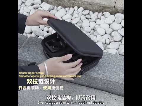 For DJI Osmo Action 6 BRDRC Action Camera Accessory Storage Bag(Black) - YouTube Video