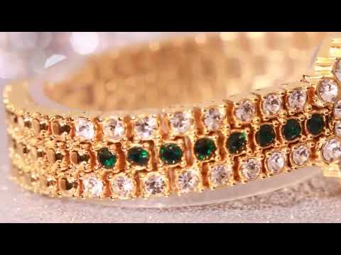 BS bee sister FA1581 Women Octagonal Dial Diamond Plated Rhinestone Bracelet Quartz Watch(Rose Gold Coffee Diamond) - YouTube Video