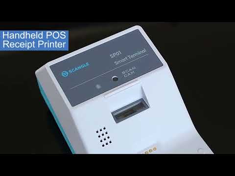SGT-SP01 5.5 inch HD Screen Handheld POS Receipt Printer, Suit Version, EU Plug(Blue) - YouTube Video