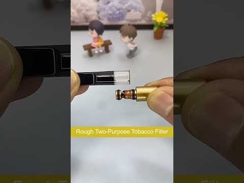 2 Boxes JZIY JY-106 Rough Two-Purpose Tobacco Filter Can Be Cleaned Circulating Filter - YouTube Video